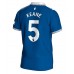 Everton Michael Keane #5 Hjemmedrakt 2023-24 Kortermet